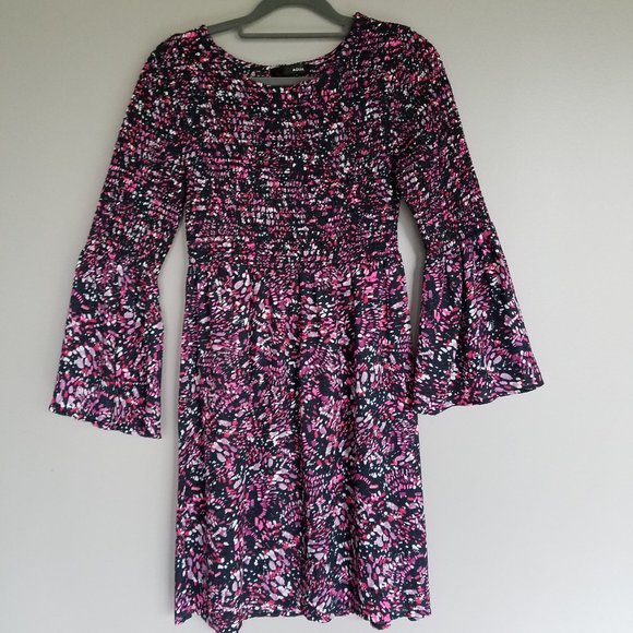 Aqua Bloomingdales Bell Sleeve Dress S Small - Picture 5 of 10